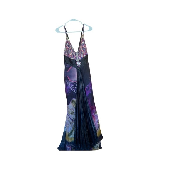 Alyce Designs Multicolor Evening Gown -
Size 6 Artsy, sequins evening formal - Picture 1 of 6